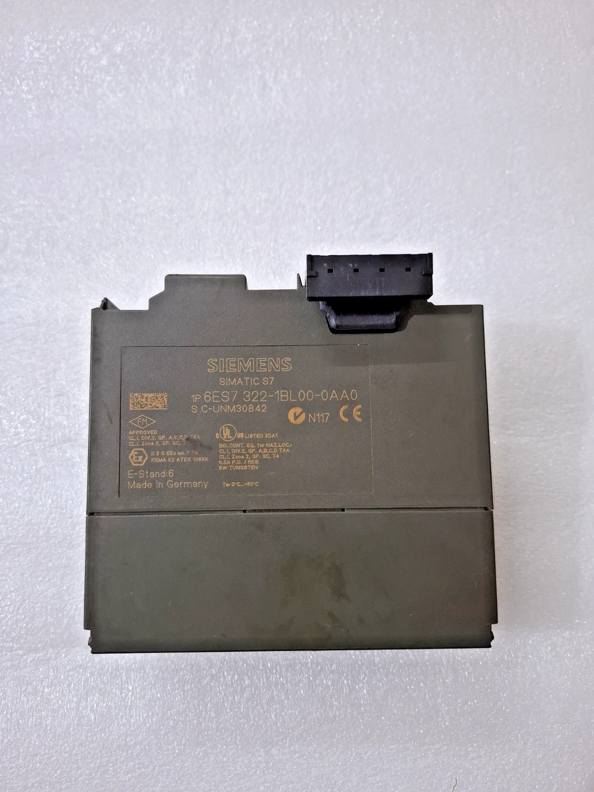 SIEMENS 6ES7 322-1BL00-0AA0 OUTPUT MODULE 6ES73221BL000AA0